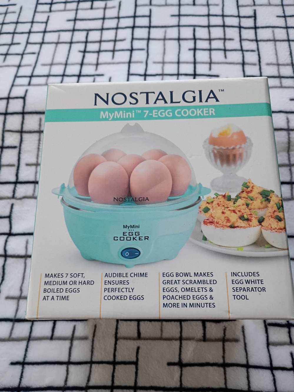 My Mini Nostalgia 7 Egg Cooker NEW AND SEALED 350 Watt
